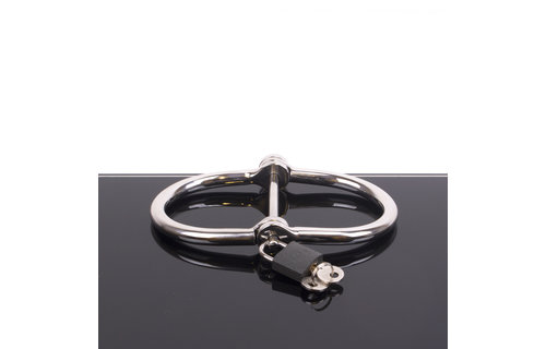 Stainless steel D-handcuffs - Tight & Secure