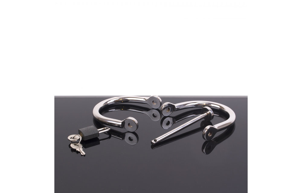 D-Handcuffs - Stainless Steel