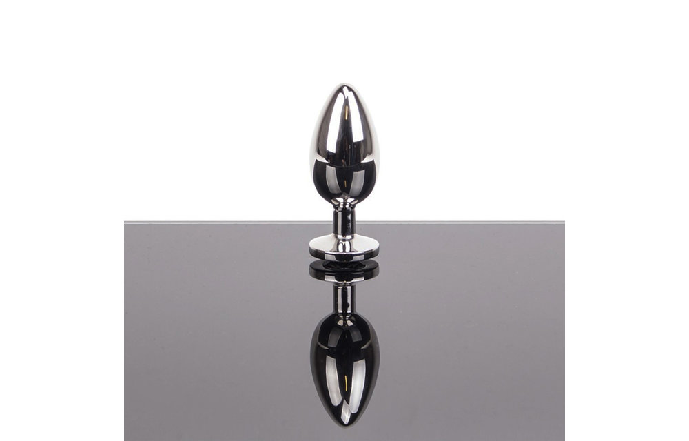 Sierlijke Buttplug Hol Medium 7,4 cm - Lichtgewicht met Edelsteen