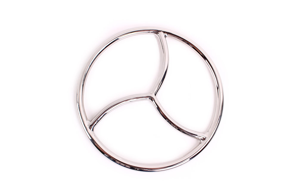 Shibari Ring Tri 21cm RVS | Japanse Bondage Verbindingspunt