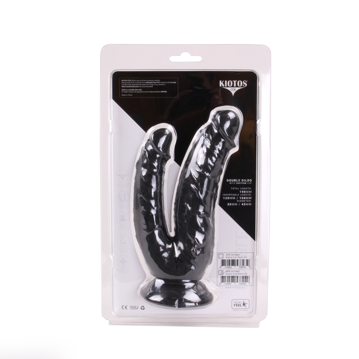 Double Dildo 21 cm | Realistic & Waterproof Kiotos COX
