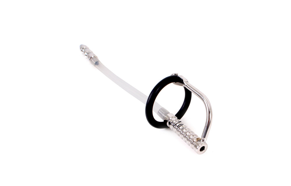 Catheter Large Ribbed Plug | Urethral Catheter & Penis Plug