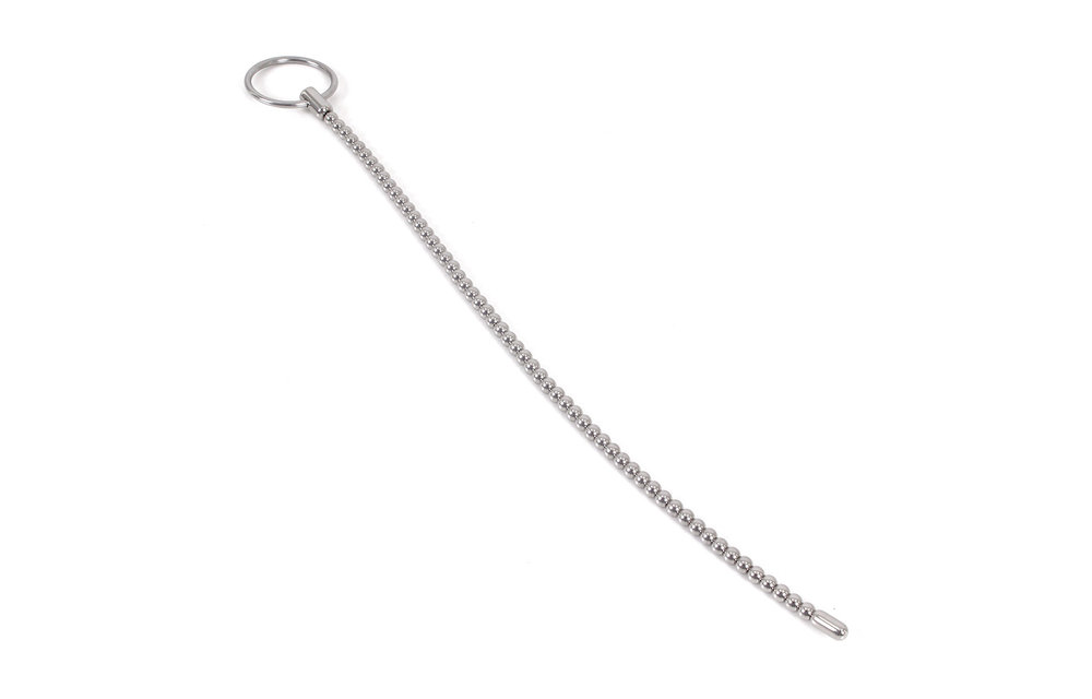 Flexible Urethral Beads 6mm Stainless Steel - Smooth Sound 20cm