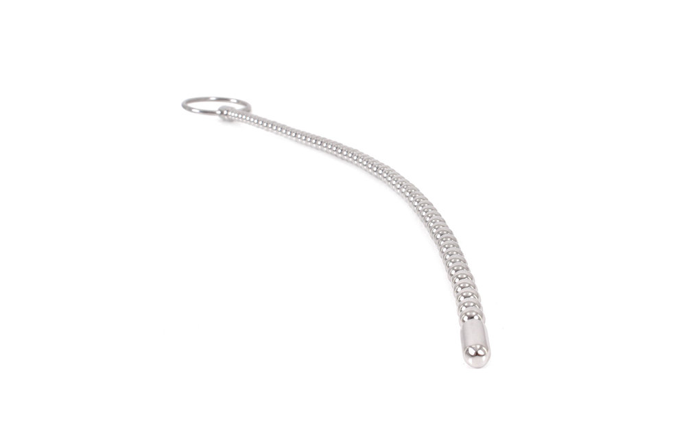 Flexible Urethral Beads 6mm Stainless Steel - Smooth Sound 20cm
