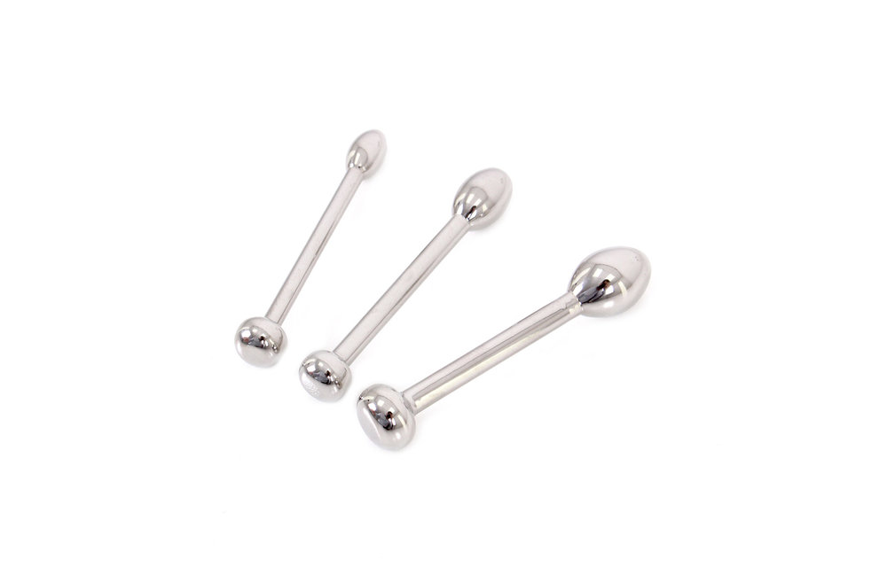 Urethral Trainer Kit 3 Solid Tear Penisplugs