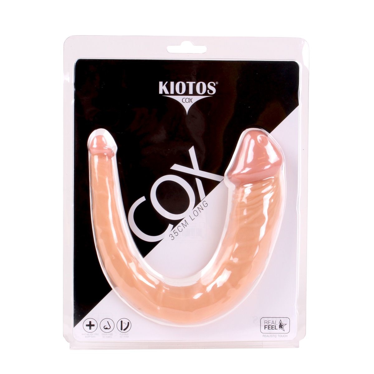 Kiotos COX Dildo 35 cm – Realistisch, Saugnapf & Wasserdicht