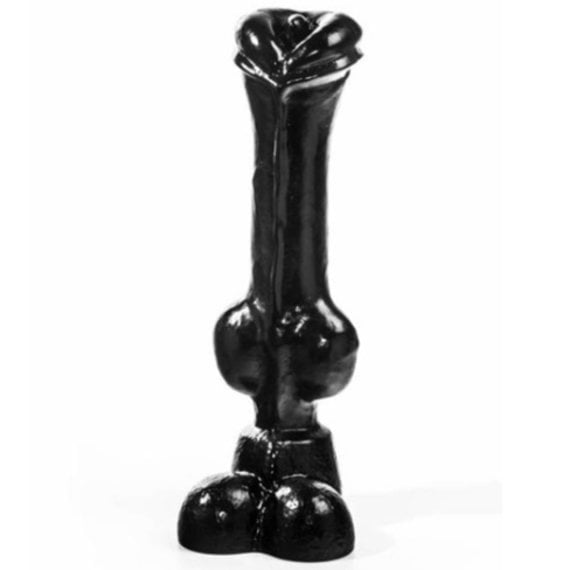  Animals Frison Horse Dildo, 30 cm, Black : Health & Household