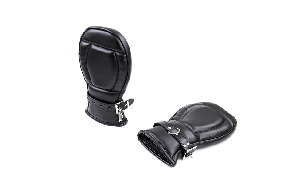 Afsluitbare BDSM Handschoenen | Gewatteerd & Vergrendelbaar