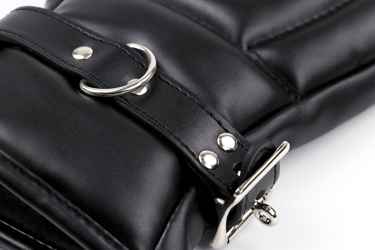 BDSM Leather Mitts