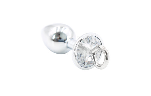 Anaal Plug Met Kristal & Pu Leren Kettingriem Kopen