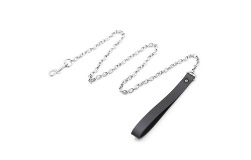 Anal Plug with Chain Leash