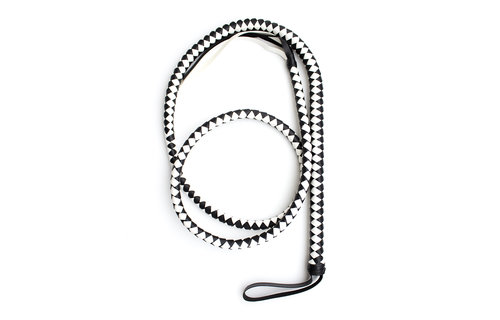 Long Black and White Whip | Strong & Stylish Whips