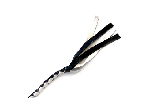Long Black and White Whip | Strong & Stylish Whips