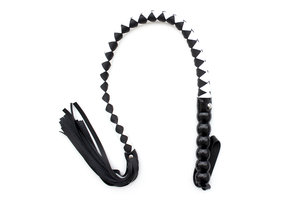 Mahogany Black & White Flogger