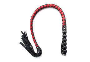Mahagoni Schwarz & Rot Flogger