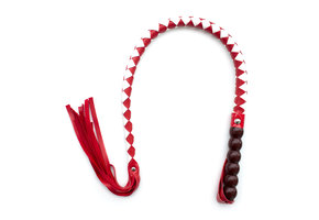 Mahogany Red & White Flogger