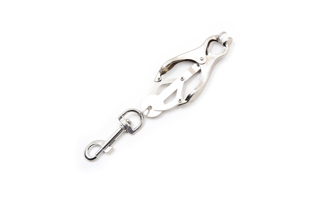 Clover Nipple Clamps with Carabiner Hook – Unique & Adjustable