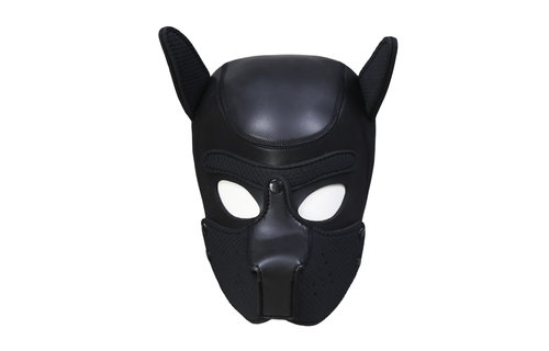 Puppy Dog BDSM Hood – Black Neoprene Dog Mask Smart & Comfortable