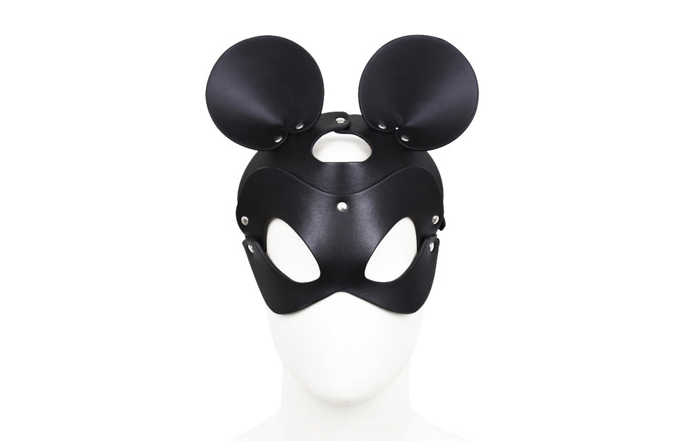 PU Leather Mouse Mask | Role Play & Party Accessory