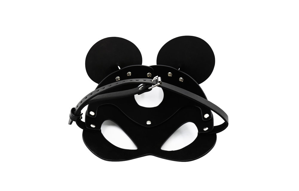 Leren Muizen Masker