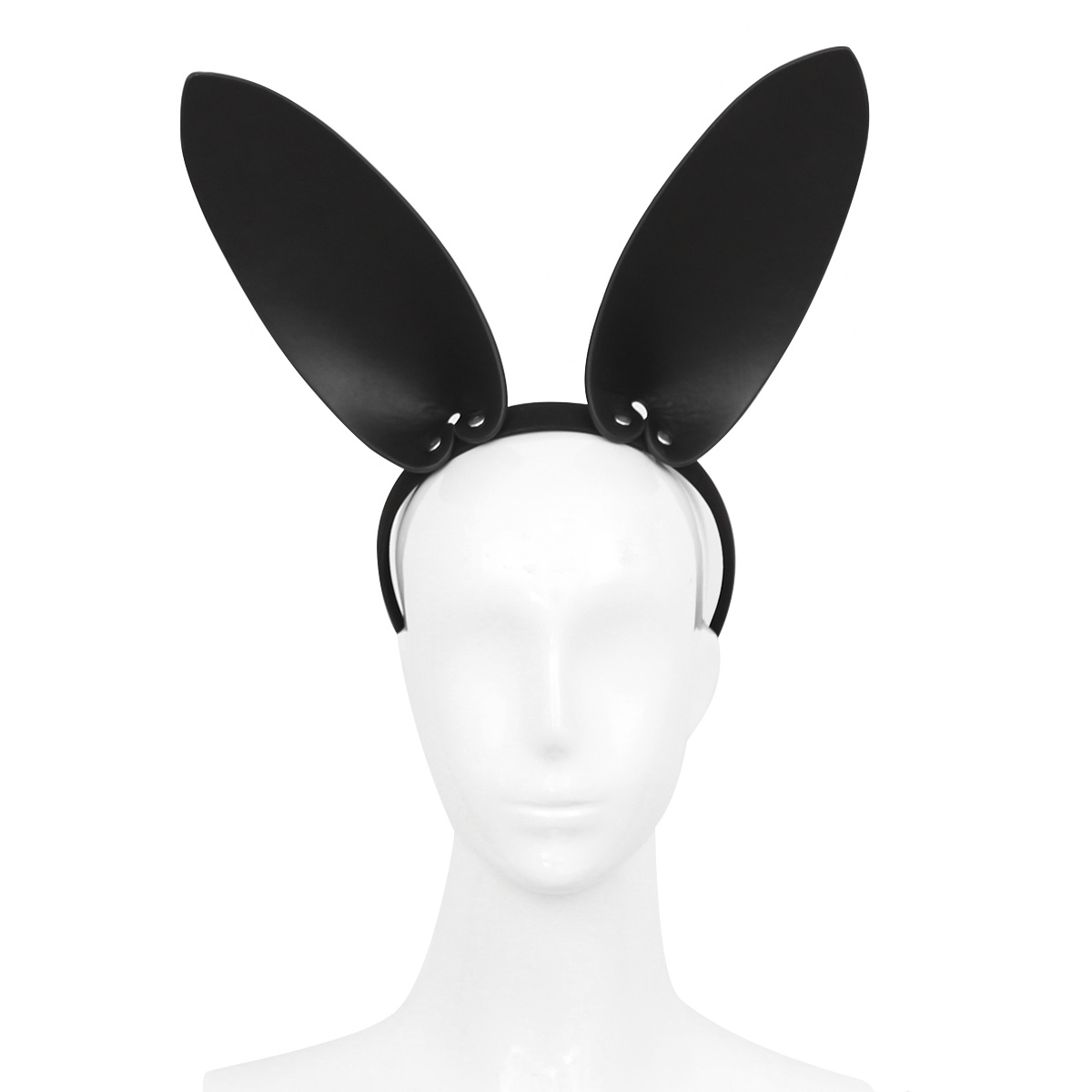 Leder Bunny Ears Stirnband