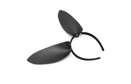Leren Bunny Ears Hoofdband