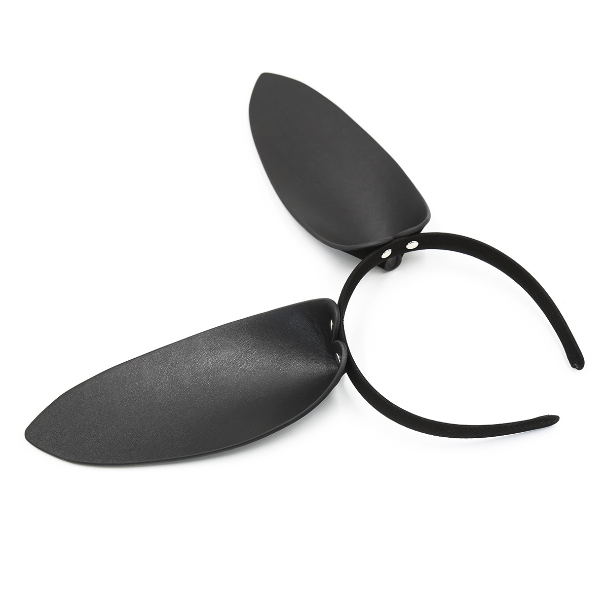 Leather Bunny Ears Headband – PU Rabbit Ears One Size