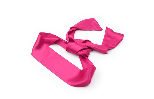 Rosa Satin-Augenbinde | Elegante & sexy Maske im Satin-Look