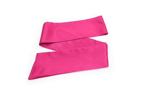 Pink Blindfold Satin Look