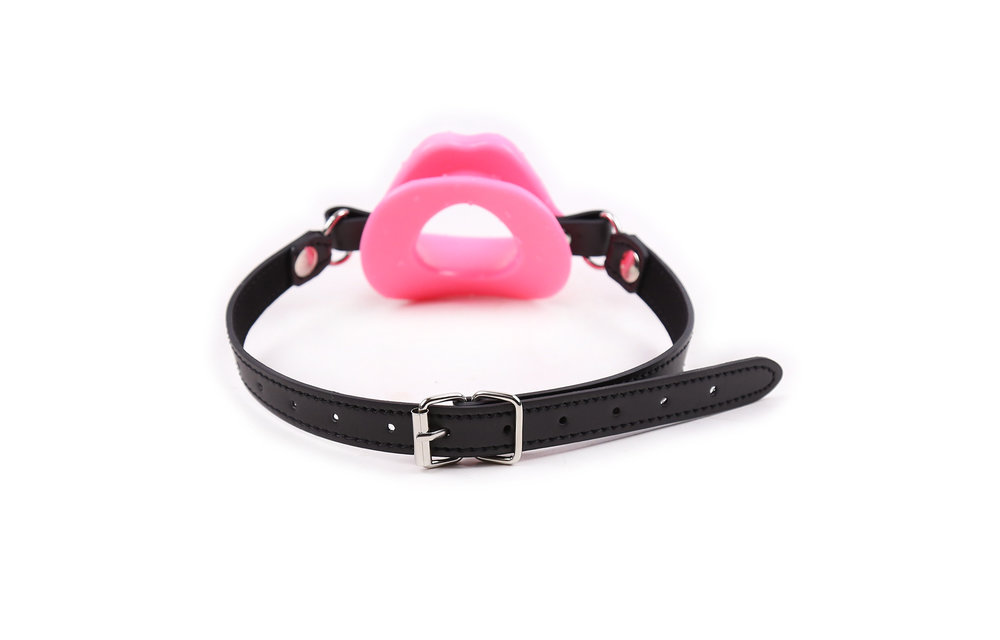 Roze Mouth Gag - Comfortabele Zachte Mondopener