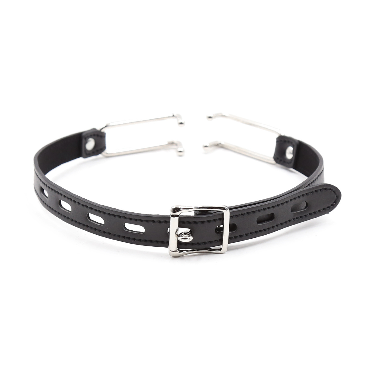 Mouth Gag met Haken | Verstelbare PU-leer Mondspreider