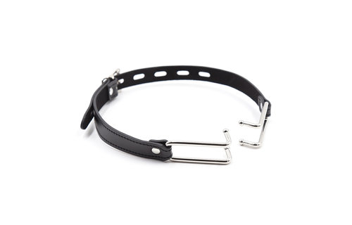 Mouth Gag met Haken | Verstelbare PU-leer Mondspreider