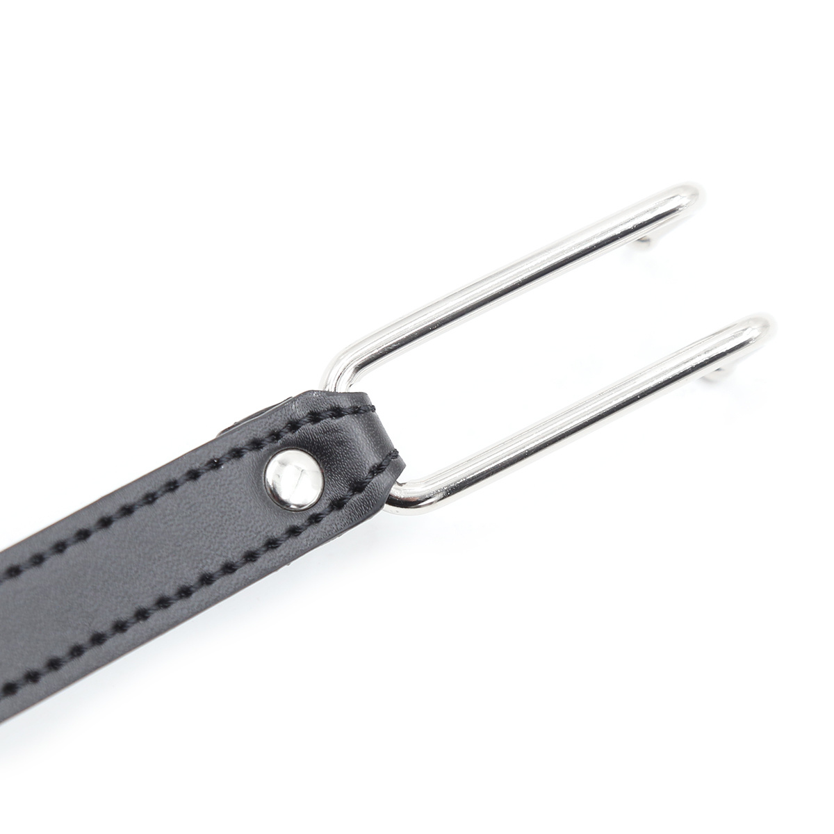 Mundknebel mit Haken | Verstellbarer Mundspreizer aus PU-Leder