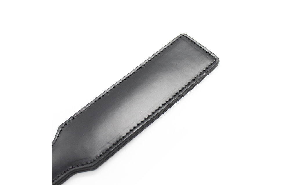 Classic PU leather paddle 34 cm – Black, Red & Pink
