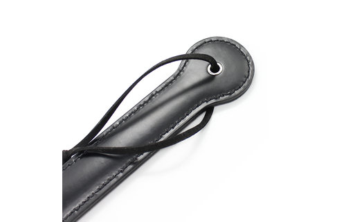 Klassieke PU-leder Paddle 34 cm – Zwart, Rood & Roze