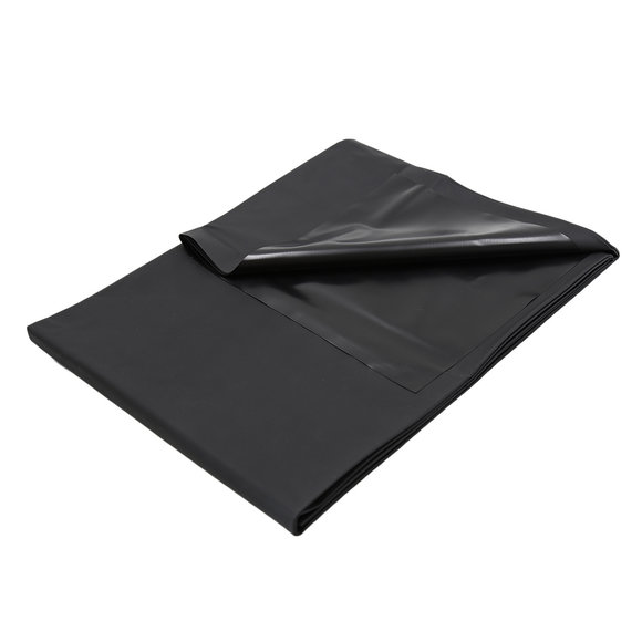 Black PVC Bed Sheet 200x220 cm - Moisture-resistant & Smooth