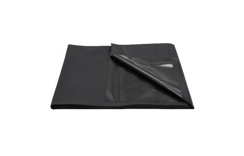 Black PVC Bed Sheet 200x220 cm - Moisture-resistant & Smooth