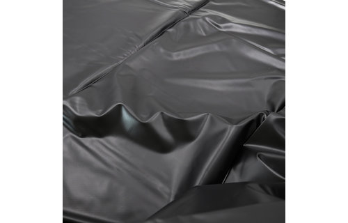 Black PVC Bed Sheet 200x220 cm - Moisture-resistant & Smooth