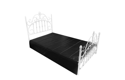 Black PVC Bed Sheet 200x220 cm - Moisture-resistant & Smooth