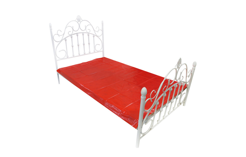 Sexy Rood PVC Bedlaken 200x220 cm – Waterdicht & Glad