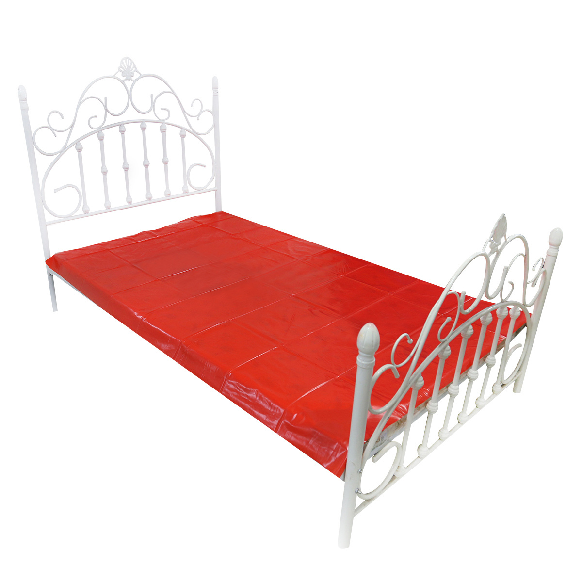 Sexy Rood PVC Bedlaken 200x220 cm – Waterdicht & Glad