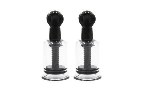 2 Twist Cups Black S | Adjustable Suction Power Ø 2.1 cm