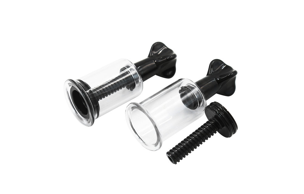 2 Twist Cups Black S | Adjustable Suction Power Ø 2.1 cm