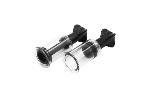 Twist Cups Black M | Strong Suction Power Ø 2.6 cm - Set of 2