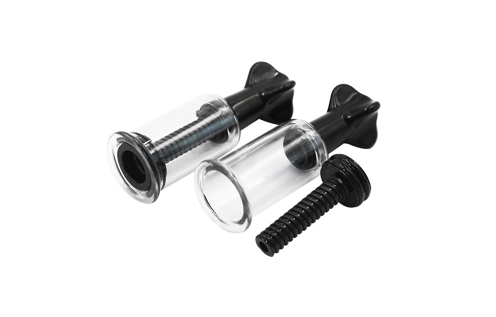 Twist Cups Zwart M | Sterke Zuigkracht Ø 2,6 cm - Set van 2