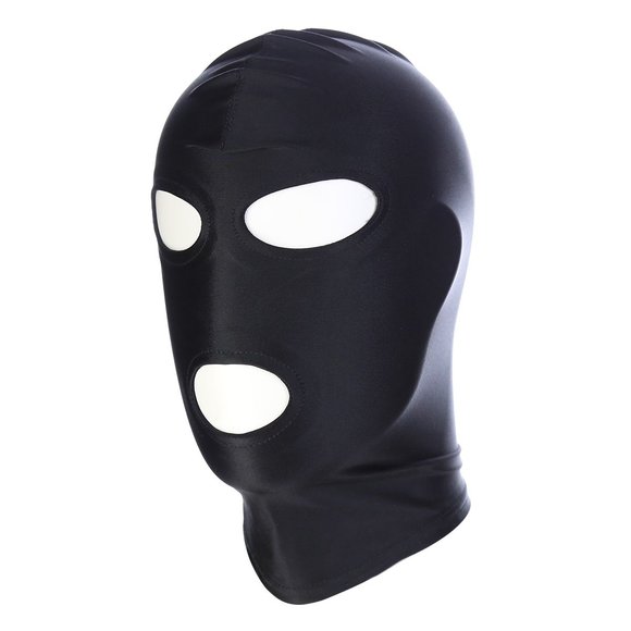 Klassieke Zwarte BDSM Kap | Comfortabel Spandex Masker