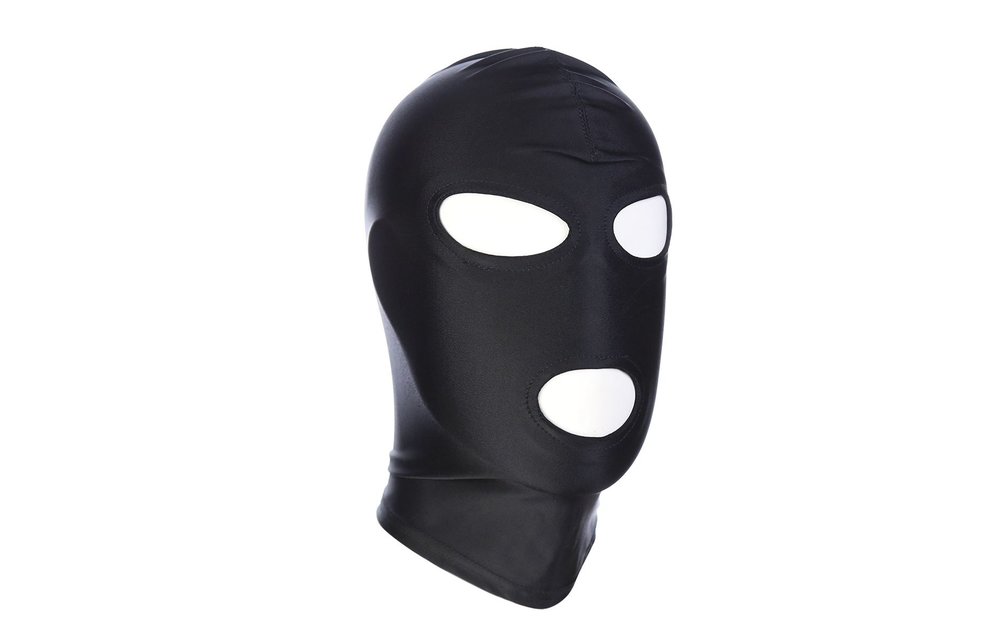 Classic Black BDSM Hood | Comfortable Spandex Mask