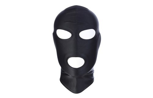 Classic Black BDSM Hood | Comfortable Spandex Mask