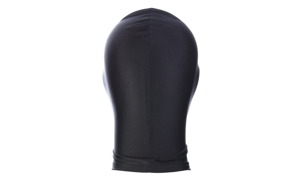 Klassische schwarze BDSM-Kapuze | Bequeme Spandex-Maske