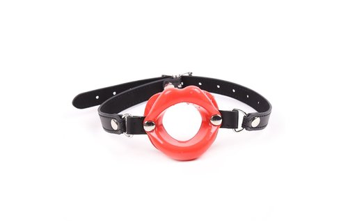 Mouth Gag Rood - Zachte Mondopener voor Gespreide Lippen